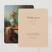 Fine Art Wedding RSVP Card (正面/裏面)