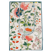 Fine Chinese silk flower design mid 18th century ミディアムペーパーバッグ (裏面)