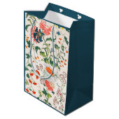 Fine Chinese silk flower design mid 18th century ミディアムペーパーバッグ (裏面アングル)