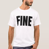 Fine (Dark) Tシャツ (正面)