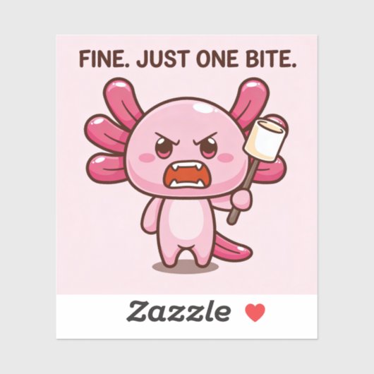 FINE. JUST ONE BITE. シール (シート)