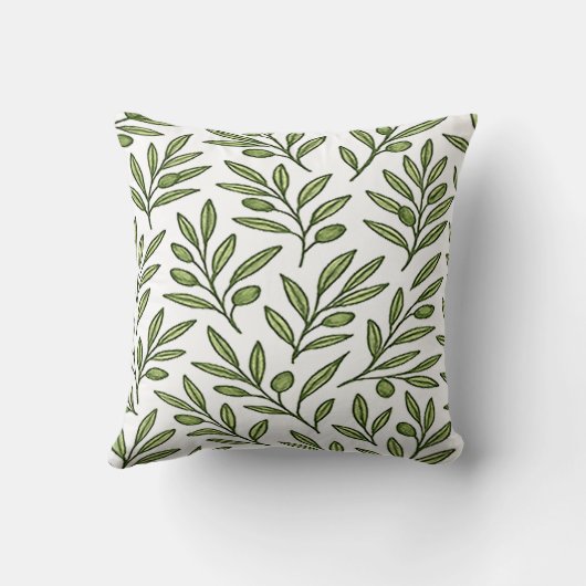 fine Olive Branch クッション (裏面)