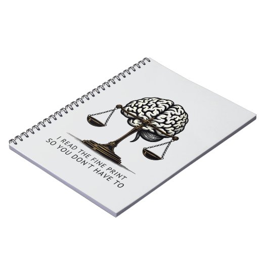 Fine Print Reader – Brain & Justice Edition ノートブック (左側)
