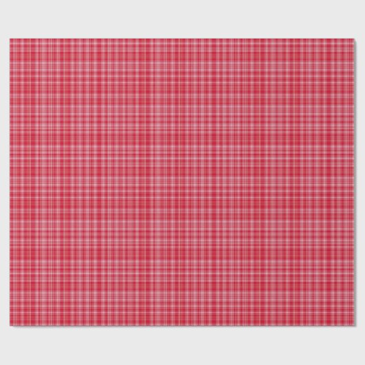 Fine Ruby Plaid ラッピングペーパー (フラット)