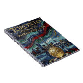 Fine Toronto Soccer Art 2026 Stadium  ノートブック (右側)