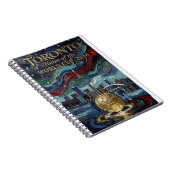 Fine Toronto Soccer Art 2026 Stadium  ノートブック (右側)