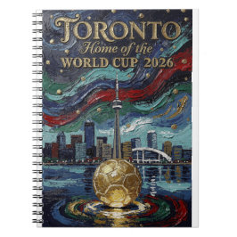 Fine Toronto Soccer Art 2026 Stadium  ノートブック