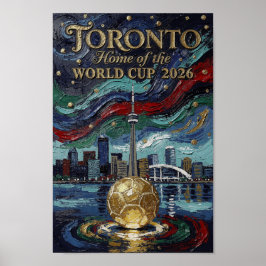 Fine Toronto Soccer Art 2026 Stadium  ポスター