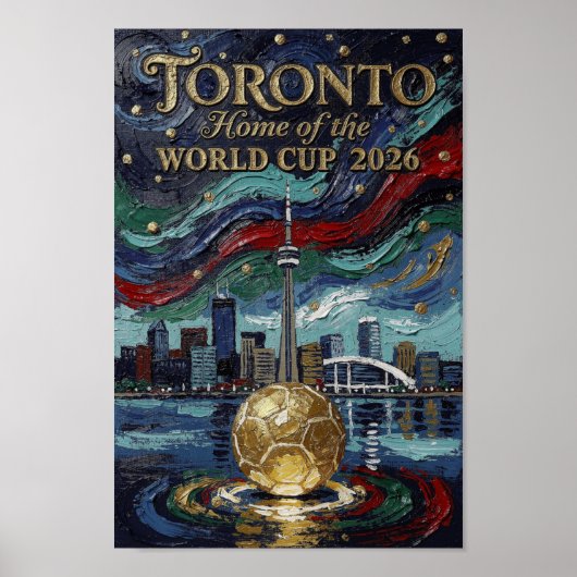 Fine Toronto Soccer Art 2026 Stadium  ポスター (正面)