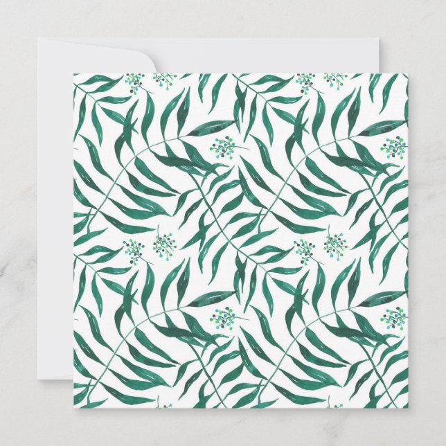 Fine Watercolor Palm Leaves (正面)