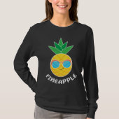Fineapple Pineapple Eater Tropical Fruit Pineapple Tシャツ (正面)