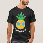 Fineapple Pineapple Eater Tropical Fruit Pineapple Tシャツ (正面)