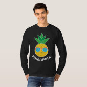 Fineapple Pineapple Eater Tropical Fruit Pineapple Tシャツ (正面フル)