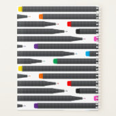 Finelineペモダンンズパターンアーティストライター年 プランナー手帳 (裏面)