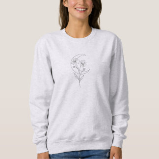 Fineline Botanical Moon Women's Sweatshirt スウェットシャツ