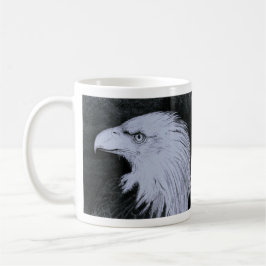FinerArt Bald Eagle magデザインby Linda Wagner コーヒーマグカップ
