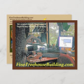 FineTreehouseBuilding Regal Road desk - ポストカード (正面/裏面)