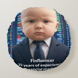 Finflencerベビー- 15年の財務の知恵 ラウンドクッション