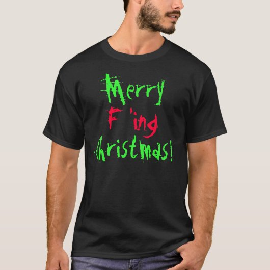 F'ingのメリーなクリスマス! Tシャツ (正面)
