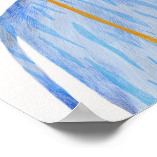 Finger in ear ポスター (角)