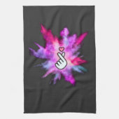 Finger Love Sign キッチンタオル (縦)