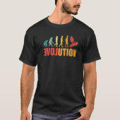 Fingerboard Evolution Finger Skateboarding Fingerb Tシャツ (正面)