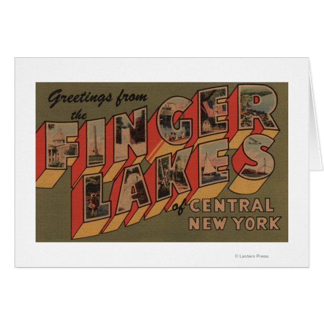 Fingerlakes, New York - Large Letter Scenes (正面横)