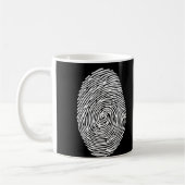 fingerprint4 コーヒーマグカップ (左)