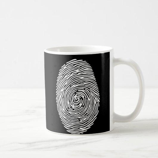 fingerprint4 コーヒーマグカップ (右)