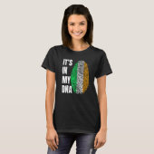 Fingerprint DNA Biometry Irish Flag Ireland   Tシャツ (正面フル)