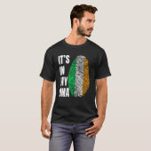 Fingerprint DNA St Patrick's Day Irish Flag Irelan Tシャツ (正面フル)