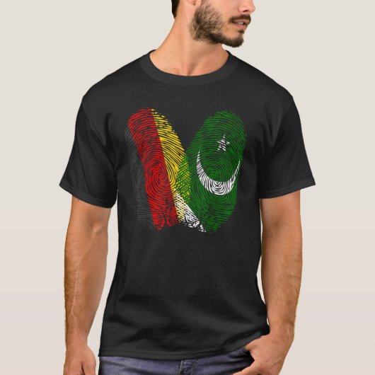 Fingerprint Pakistan Pakistan Tシャツ (正面)