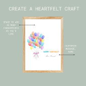 Fingerprint  teacher appreaciation Birthday Poster ポスター