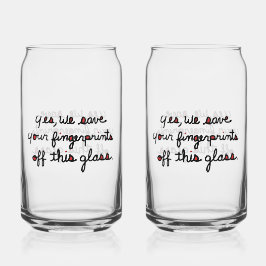 Fingerprints Glass ガラス缶