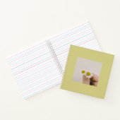 Fingertip Daisy – Soft Aesthetic Spiral Notebook ノートブック (内部)