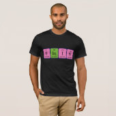 Finis定期テーブル名のシャツ Tシャツ (正面フル)