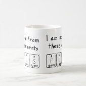 Finis定期テーブル名mag コーヒーマグカップ (中央)