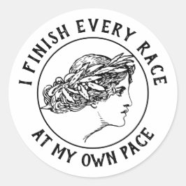 Finish Paceラウンドステッカー ラウンドシール