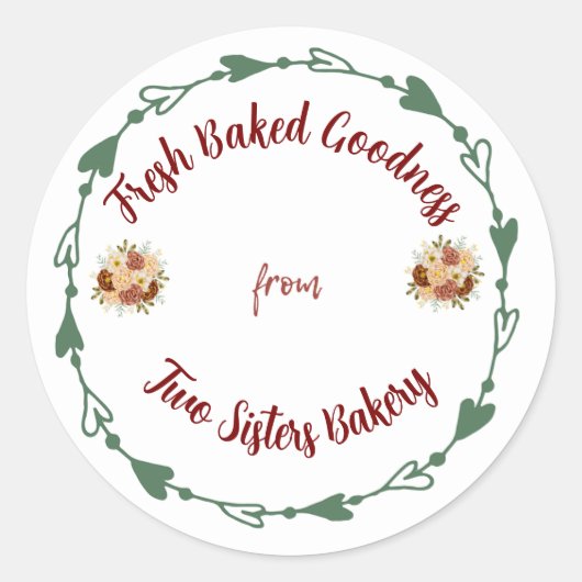 Finishing Touch Classic Round Sticker ラウンドシール (正面)