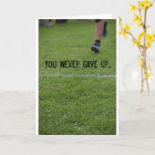 Finishlinecard カード (黄色い花)