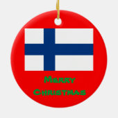 FINLAND*-クリスマスのオーナメント セラミックオーナメント (裏面)