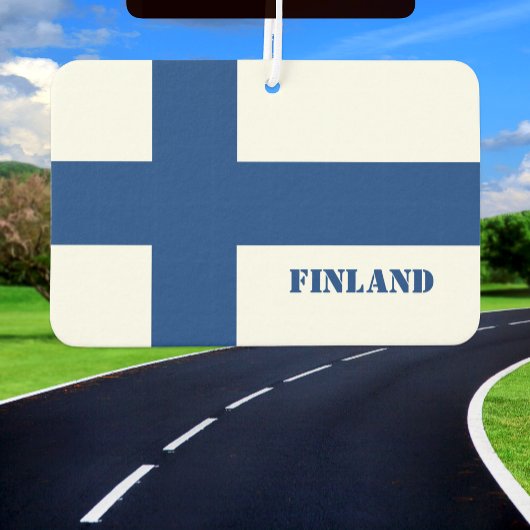 Finland air freshener, car fresh, Finnish Flag カーエアーフレッシュナー