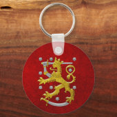 Finland Coat of Arms キーホルダー (正面)