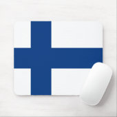Finland (Finnish) Flag マウスパッド (マウス)