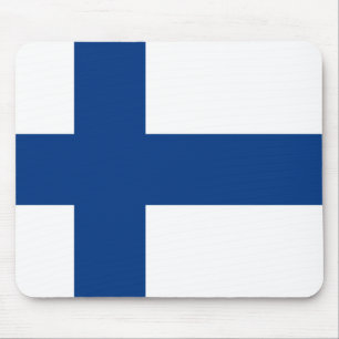 Finland (Finnish) Flag マウスパッド