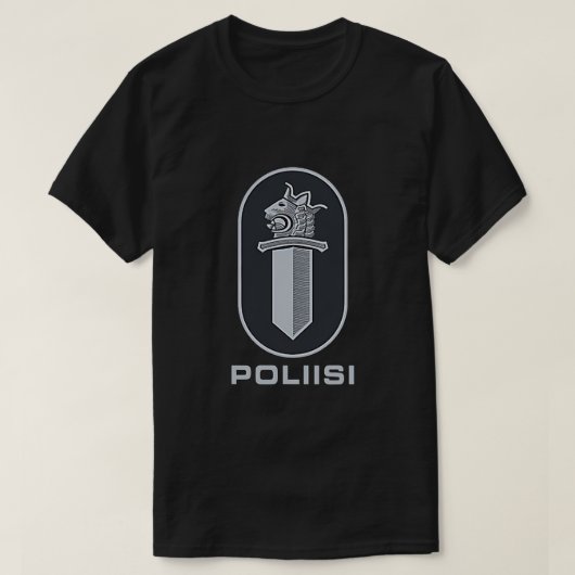 Finland Finnish Police Tシャツ (デザイン正面)