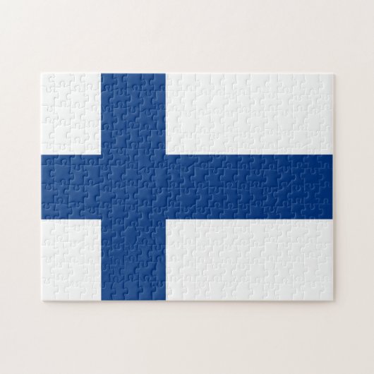 Finland Flag ジグソーパズル (横)