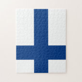 Finland Flag ジグソーパズル (縦)