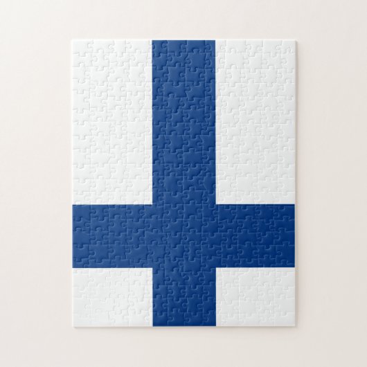 Finland Flag ジグソーパズル (縦)