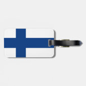 Finland Flag ラゲッジタグ (裏面横)